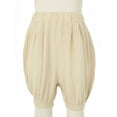 thumbnail image 2 of vastwit Baby Girls Boys Cotton Linen Shorts Bottoms Kids Wide Leg Loose Harem Bloomer Champagne 90, 2 of 7