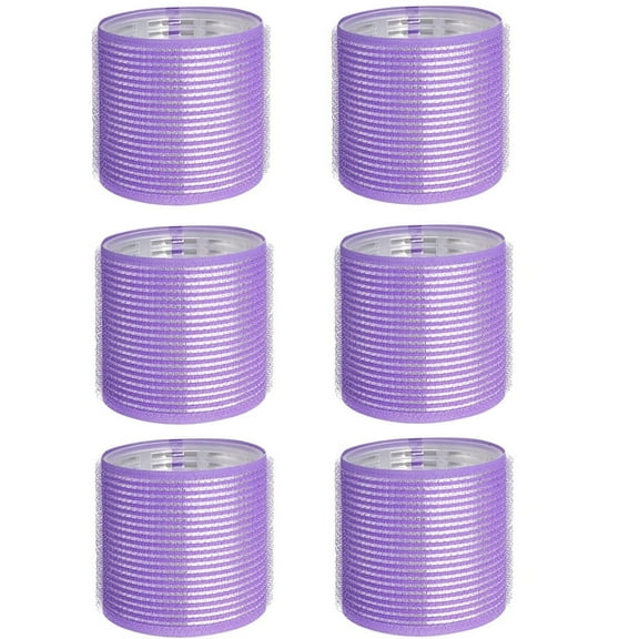 NOGIS Jumbo Hair Curlers Rollers,6Pcs Large Hair Rollers Set Self Grip Hair Curlers,Rollers for Hair,Salon Hairdressing Curlers for Women,DIY Hairstyle (Random Color)