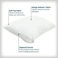 Allerease Maximum Zippered Pillow Protector, Standard/Queen