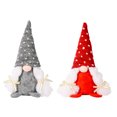 thumbnail image 2 of Hot6sl Liquidación de Ahorros de Verano Gorro de Punto con Copos de Nieve para Navidad, Muñeco de Rudolph, Muñeco Sin Rostro, Enano, Muñeco Duende, Decoración, 2 of 5
