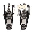 thumbnail image 3 of Pedal de tambor doble, pedal doble, pedal de contrabajo profesional resistente para baterías electrónicas, bateristas de metal, 3 of 9
