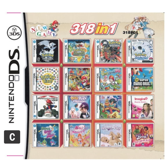 Tarjeta tipo cartucho de juego de compilación para Nintendos DS 3DS 2DS Super Combo Multi Cart