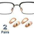 thumbnail image 3 of Eyeglass Nose Pad Thickness Anti-Slip Glasses Nose Grips for Plastic Frames Rose Gold, 3 of 7