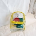 thumbnail image 1 of Fashion Lady Transparent Jelly Candy Color Built-In Wallet Backpack 4 Piece Set, 1 of 6
