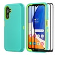 thumbnail image 1 of Aggxpf Galaxy A14 5g Case with Tempered Screen Protector (2 Pack), Heavy Duty Protective Phone Case, Shockproof Phone Cover for Galaxy A14 5G, Green, 1 of 5