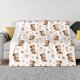 thumbnail image 1 of Balery Fall Squirrel Manta de Franela con Dibujo, Lujo Ultra Suave y Cálido, Antipelusa y Resistente a las Arrugas para Cama, Sofá, Camping -50"x40", 1 of 6
