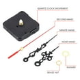 thumbnail image 6 of opvise Clock Mechanism Classic Pattern Widely Applied Silent Operation Stylish Quartz Clock Mechanism Movement for Home Black, 6 of 8