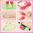 thumbnail image 7 of sixwipe 16 Pcs 80s Accessories for Women, Fancy Outfit Costume Set with Fishnet Gloves Fanny Pack Necklace Bracelet Earrings Socks, 80s Outfit for Women Costume Theme Party Dress Up, 7 of 7