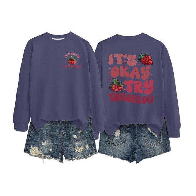 VBARHMQRT Sweat à Capuche Vert pour Femmes, Motif Mignon d'Automne, Col Rond, Manches Longues