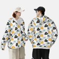 thumbnail image 4 of Disketp Cute Elephant for Men's Sun Protection Hoodie Performance Long Sleeve Fishing Outdoor Lightweight-Large, 4 of 7