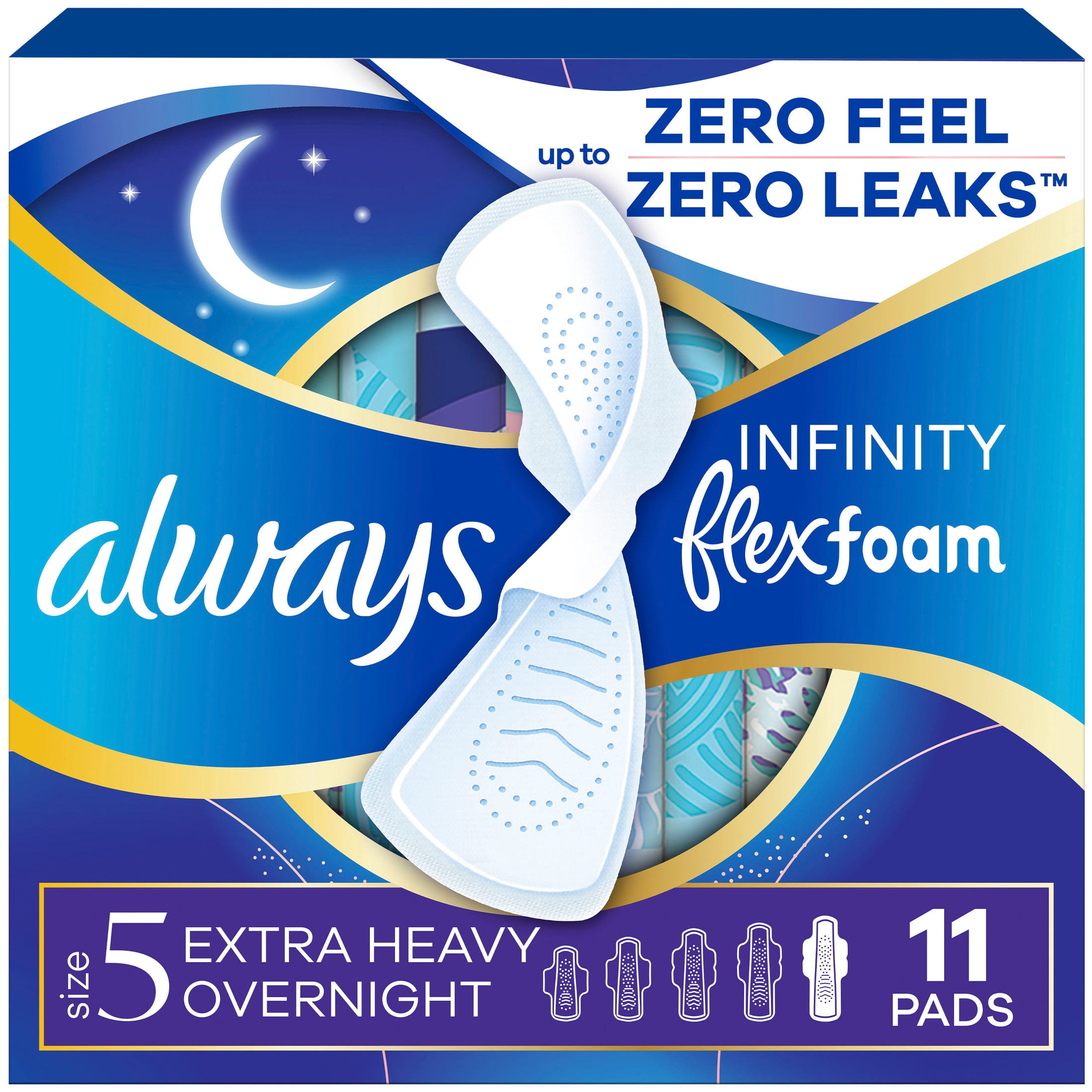 Always Infinity FlexFoam Size5 3箱セット HSA Eligible Always Infinity FlexFoam Pads for Women Size 5 Extra