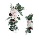 thumbnail image 2 of 2 piezas de arco de flores, guirnalda floral de rosas, arco de flores colgantes rosa champán, 2 of 9