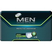 TENA Men Super Plus Underwear, Heavy Absorbency, Medium/Large, 16 Count