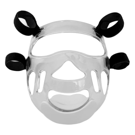 funtasica Clear Taekwondo Training Softball Breathable Removable Face Guard Protection Full Face for Martial Arts Large