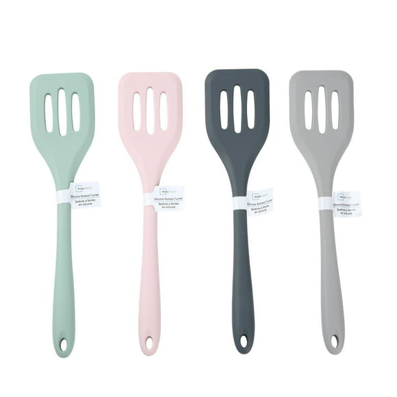 Mainstays Assorted Color Slotted Spatula, MS Color Slotted Turner