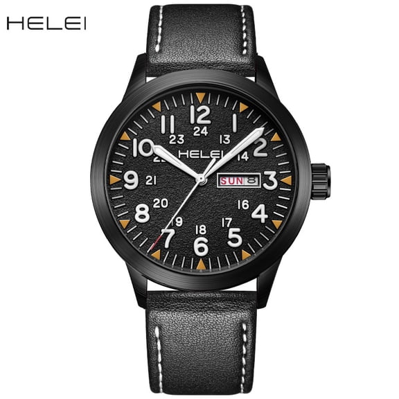HELEI Men's Quartz Watch Waterproof Wristwatches 802215658961