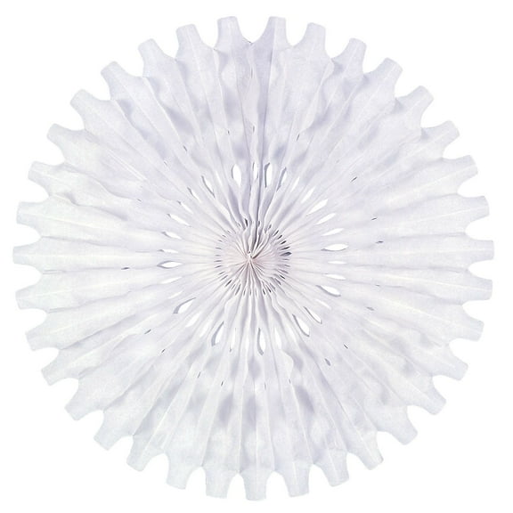 Tissue Fan (white) Party Accessory (1 count)