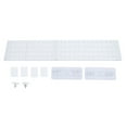 thumbnail image 2 of Adjustable Closet Tension Shelf Organizer, Expandable Closet Storage Rack for Cabinet Wardrobe Cupboard, 9.4" Width, 2 of 7