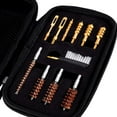 thumbnail image 4 of Universal Cleaning kit .22.357/.38/9mm.45 Caliber Cleaning Kit Brush Jag with Flexible Coated Cable and Empty Bottle in Zippered Case, 4 of 4