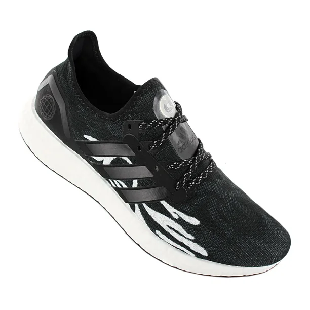 NEW Ad-id-as SpeedFactory AM4 CC2 CRYPTIC WAVES - Men's Running Shoes Black ORI...
