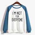 thumbnail image 5 of ICHUANYI Liquidación Moda Mujer Manga Larga Cuello Redondo Impreso Blusa Casual Jersey Tops ICHUANYI WER202308232326, 5 of 5