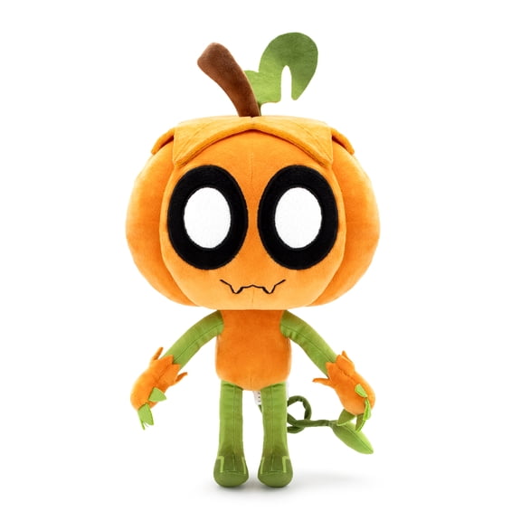 CultureFly Dandy's World Gourdy Plush, Pumpkin Design, 12 Inch, Officially Licensed