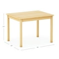 thumbnail image 5 of Guidecraft EdQ Kids Activity Table - Natural: Rectangle Wooden Craft Table | 24" x 30", 22" Height | Kids Desk for Playroom, Preschool, Daycare & More, 5 of 5