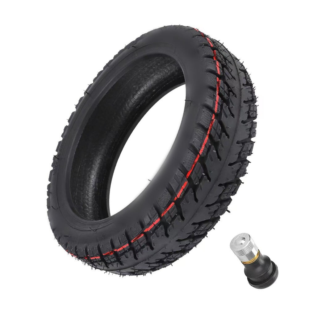 RIXUNO 60 70-6.5 Off-Road Tubeless Tires for Max for G30 Scooter Thickened Run-Flat Tires Black Tubeless Tire