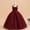 Red, variant on Girl Wedding Party Gown Flower Girl Dress Evening Dress Straps Girl Pageant First Communion Prom Gown Princess Skirt