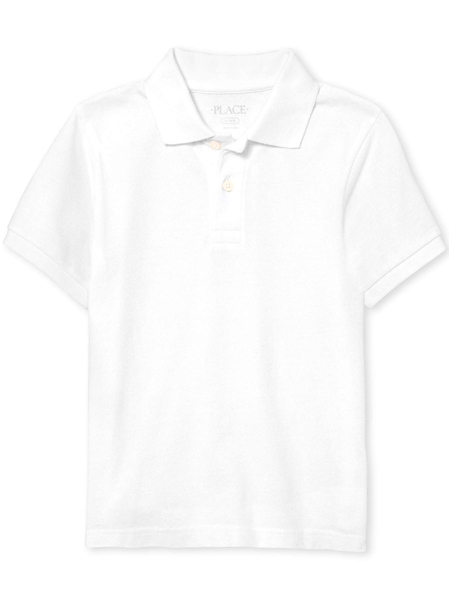 The Children's Place Boys Uniform Short Sleeve Polo, 5-Pack, Sizes XS-XXL