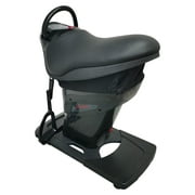 110v 200w ركوب الخيل آلة الصالة الرياضية ممارسة اللياقة البدنية في الأماكن المغلقة ماكس 440 رطل Lcd أسود