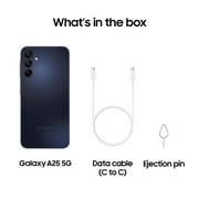 Samsung Galaxy A15 5G A Series Cell Phone, Factory Unlocked Android Smartphone, 128GB w/Expandable Storage, Long Battery Life, 50MP Camera, 6.5 Infinite Display Screen, US Version, 2024, Blue Black