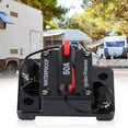 thumbnail image 2 of Circuit Breaker  Fuse Holder 48V 50A Manual Reset Circuit Breaker Switch Fuse Holder Truck Car Boat Accessory, 2 of 8