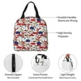 thumbnail image 3 of Yiaed Colorful Mushrooms (2) Print Insulated Lunch Bag Reusable Cute Tote Lunch Box, Leakproof Cooler Lunch Bags for Work Office Travel School Picnic, 3 of 5