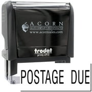 Large Self-Inking Postage Due Stamp, Trodat Printy 4913, Press and Print Stamping, Impression Size 7/8" x 2-1/4", Up to 10,000 Impressions - Black Ink