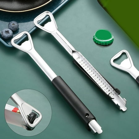 

Shengtu Adjustable Multi-functional Bottle Opener Manual Non-slip Good Grip Stainless Steel Beer Opener Bar Accessories