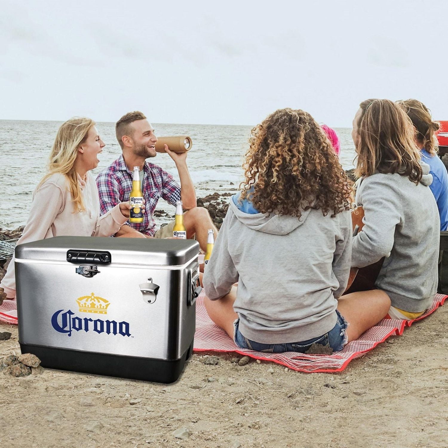 Glacière Corona de 54 litres avec ouvre-bouteille, 51 L, peut contenir 85 canettes