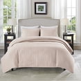 thumbnail image 2 of Comfort Spaces Kienna Quilt Mini Set, King, Blush, 2 of 8