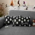 thumbnail image 2 of Halloween Pillow Cover 12x20 Set of 2 Ghost Spooky Pillow Covers Outdoor Halloween Decorations Pillows for Home Decor, 2 of 5
