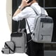 thumbnail image 1 of Mochila de Viaje para Portátil, Mochila Grande Unisex, Mochila de Negocios de 16 Pulgadas con Bandolera y Monedero, Bolso Universitario de Tres Piezas, 1 of 7