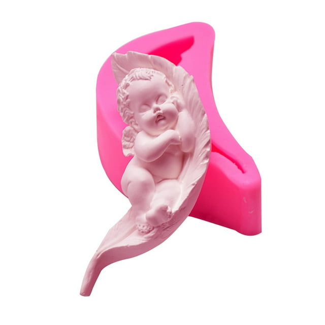 Molde De Silicona Para Bebé Durmiente 3D, Molde Para Hornear Pasteles, Decoración De Pasteles De Fiesta Para Cera De Jabón De Caramelo De Chocolate Diy Yuarrent HA037877-00