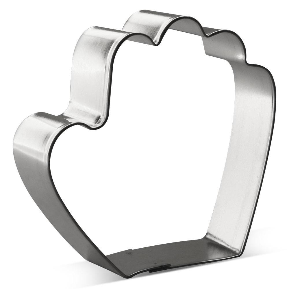 Baseball Glove Cookie Cutter 3.5 in Foose Cookie Cutters US Tin