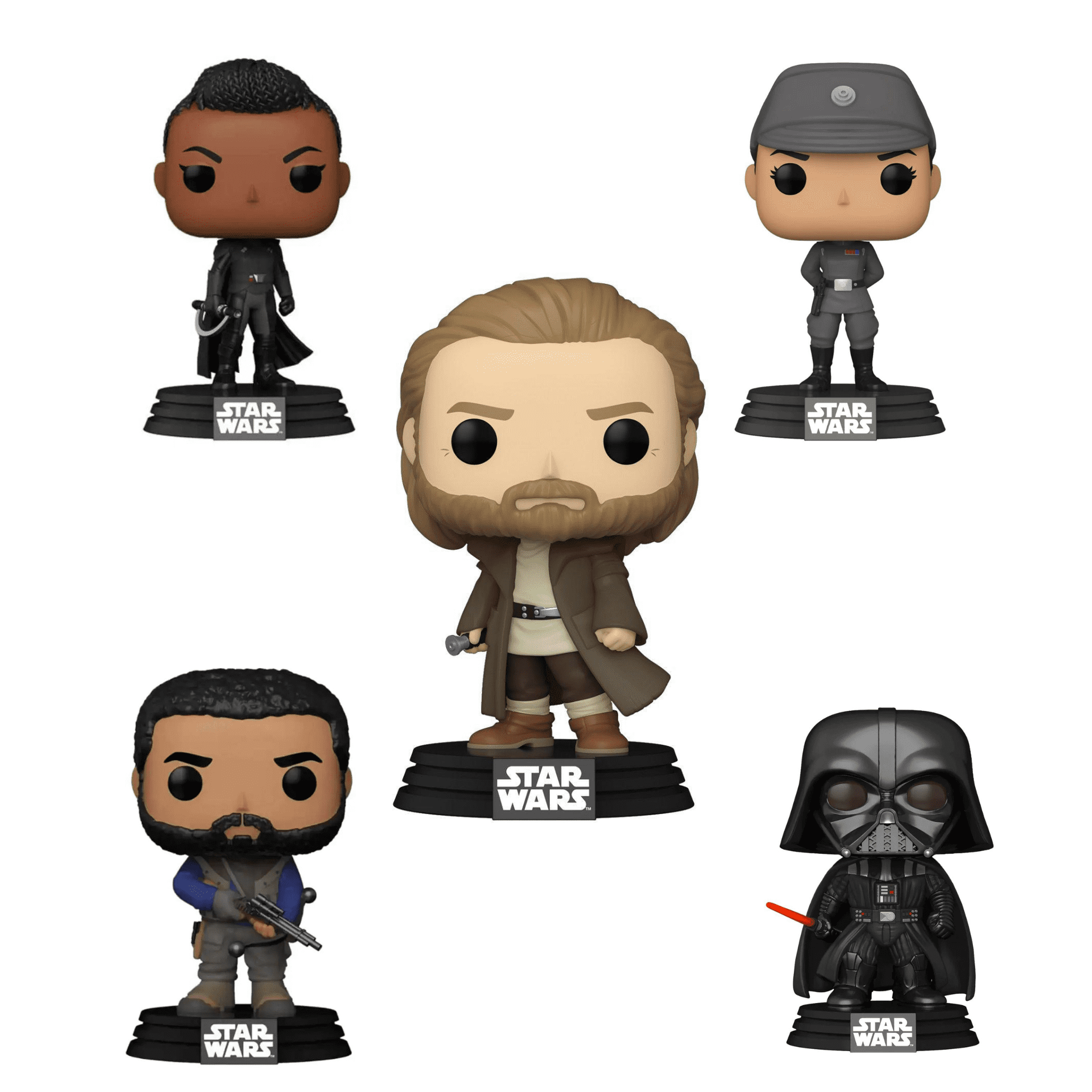 Funko Pop! Star Wars ObiWan Kenobi 5 Pack Set