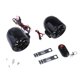 thumbnail image 5 of Sistema de altavoces estéreo de audio con manilr de motocicleta negro resistente al agua Baoblaze Altavoces estéreo de motocicleta, 5 of 8