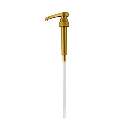 Torani Syrup Pump for 750 Ml Bottle - Gold Color
