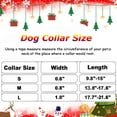 thumbnail image 5 of 2Pcs Christmas Dog Collar,Soft Comfortable Dog Collar for Christmas with Quickly Release Buckle Christmas Puppy Collar Red Green Christmas Pet Collars for Small Medium Large Large Breeds Dogs Cats, 5 of 5