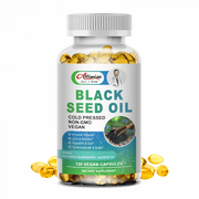 Alliwise Black Seed Oil 1000mg  | 120 Vegan Softgel Capsules | Non-GMO, Gluten Free Supplement