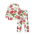 thumbnail image 2 of Kll Strawberry1 Sleepwear Mens Flannel Pajamas,Long Cotton Pj Set, 2 of 9