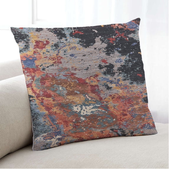 Ahgly Company Indoor Square Mid-Century Modern Throw Pillow, 18 inch by 18 inch