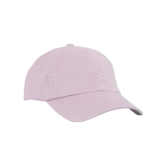 Low Profile Dyed Cotton Twill Cap - Lt Pink
